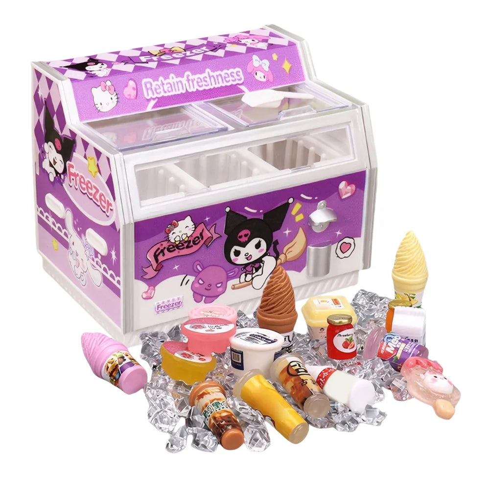 Freezer Shape Fridge Magnets Magnets Stickers Decorative Mini Magnets Decals Strong Suction Fridge Stickers for Kitchen Locker