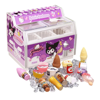 Freezer Shape Fridge Magnets Magnets Stickers Decorative Mini Magnets Decals Strong Suction Fridge Stickers for Kitchen Locker