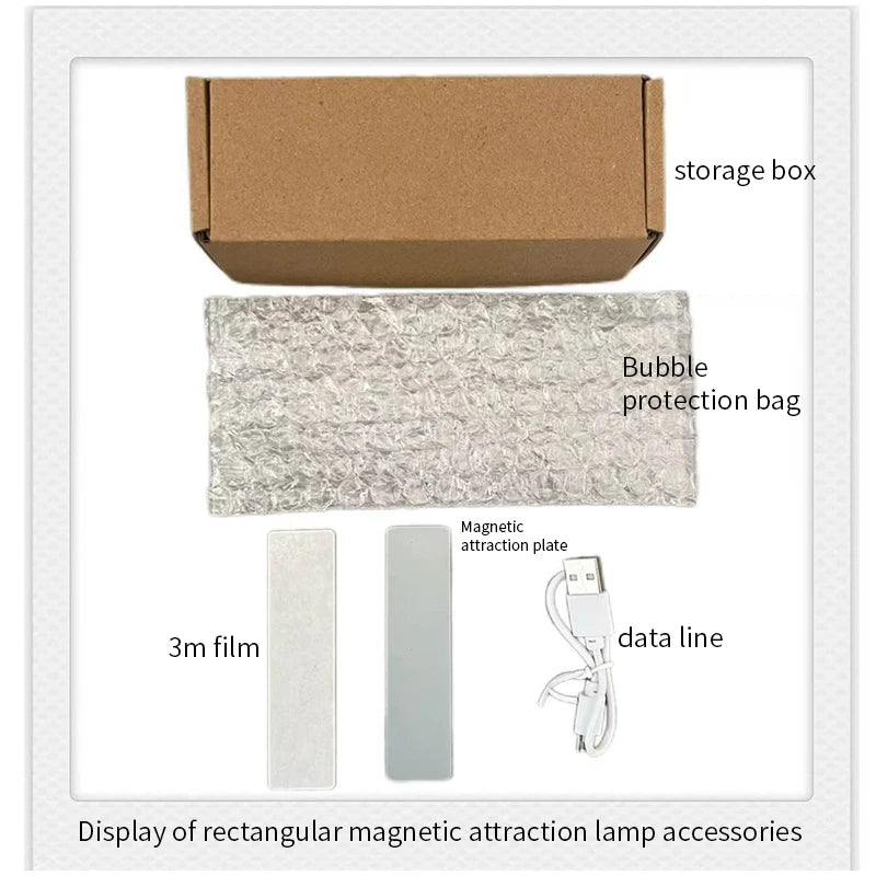 New Convenience Store Refrigerator Stickers Magnetic Fridge Stickers Lightbox Toy Model Light Signs Home Decorative Ornaments