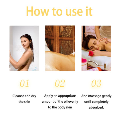 OceAura Vanilla Body Care Oil for Dry Skin Slimming Massage Moisturizing and Firming Skin Body Care Essential Oil 4oz