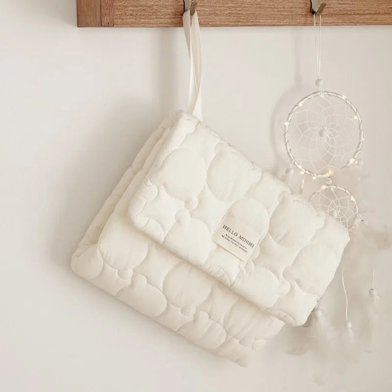 INS Simplicity Korean Diaper Changing Mat for Newborn Cartoon Bear Infant Baby Changing Pad Cover Portable Baby Changing Pad