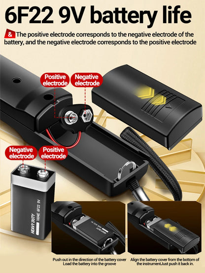 Handheld Metal Detector High Sensitivity Metal Detector Underground Multipurpose Metal Finder Buzzer & Vibration Alarm