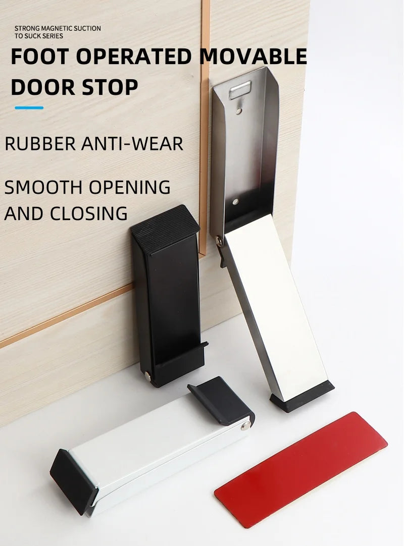 Bathroom Door Stopper Door-entry Windproof Stopper Door Stopper Anti-collision Safety Door Stoppers Home Magnet Door Stapper
