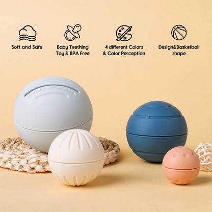 Baby Sensory Balls Toys 3-12 Years Old Activity Textured Multi Soft Ball Montessori Toys for Babies 6-12 Months