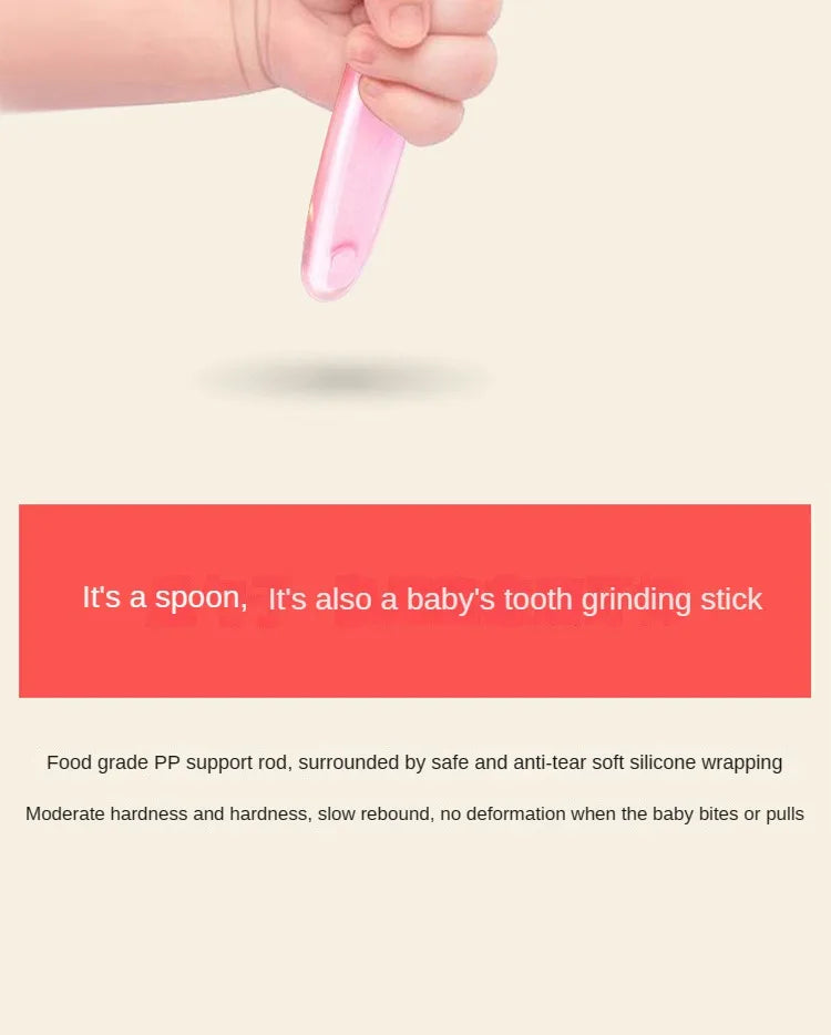 10 Pcs Baby Feeding Spoon Soft Silicone Spoons Training Spoon for Child kids Infants Temperature Sensing Feeding Feeder Flatware