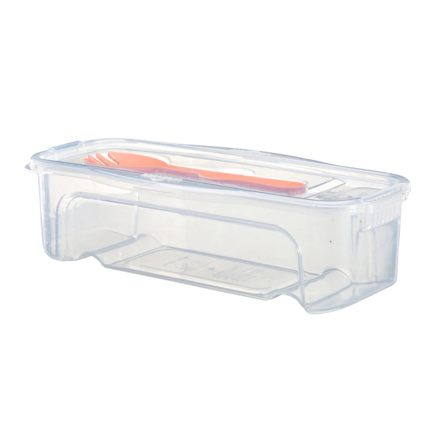 Microwave Food Boxes with Lids 44oz Food Cooking Box with Strainer & Flatware for Food Noodles Dumplings