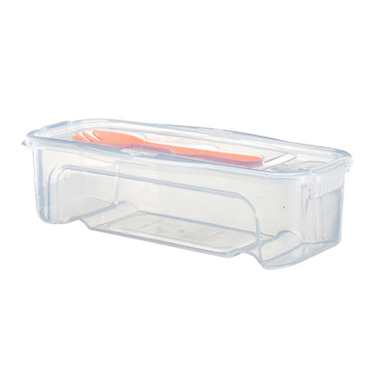 Microwave Food Boxes with Lids 44oz Food Cooking Box with Strainer & Flatware for Food Noodles Dumplings