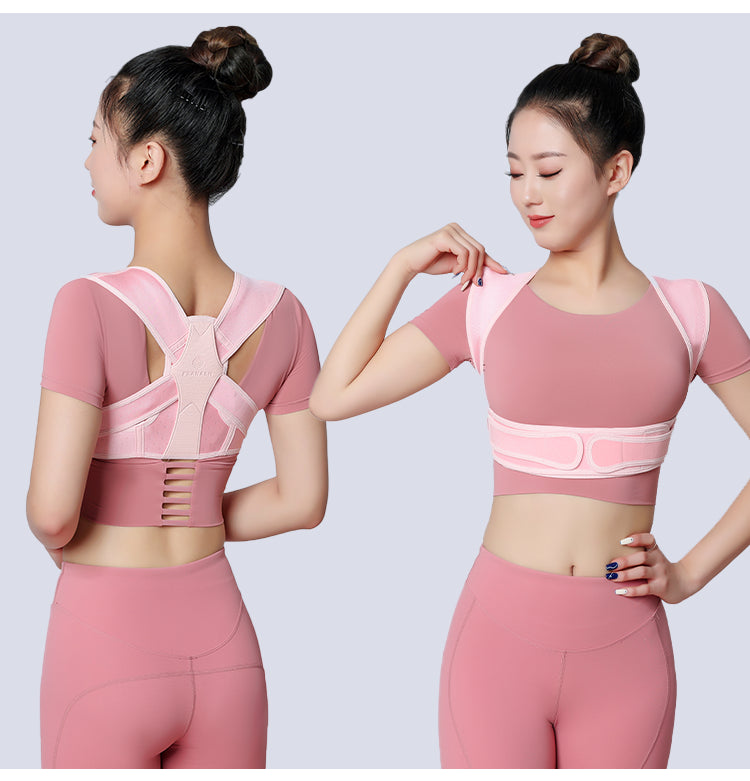 Posture Corrector for Women and Men Adjustable Upper Back Brace Shoulder Lumbar Support Belt Corset Posture Correction