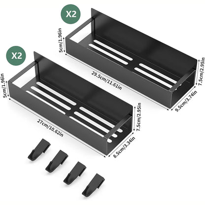 Magnetic Spice Rack Organizer Storage for Refrigerator and Oven Fridge Organizers and Shelf