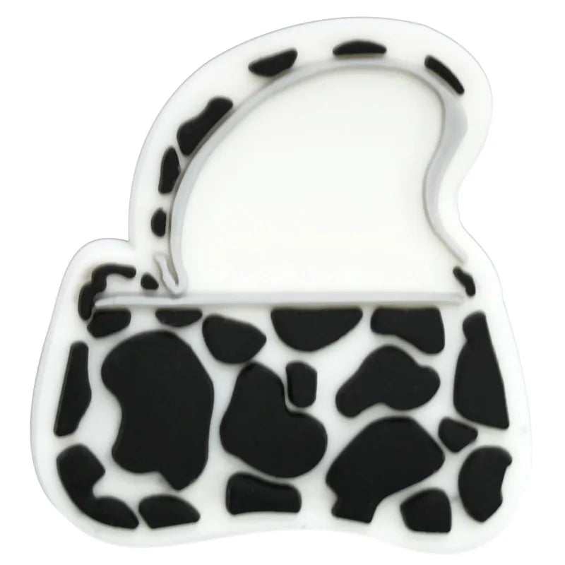 Leopard Print Shoe Charms for Crocs Pin Accessories Decoration Bracelet Wristband PVC Pin Women Party Gifts