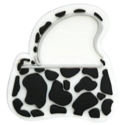 Leopard Print Shoe Charms for Crocs Pin Accessories Decoration Bracelet Wristband PVC Pin Women Party Gifts