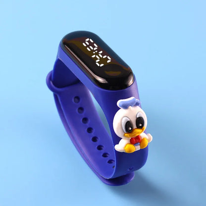 Marvel Children's Watch Fashion Cartoon Watches Electronic Digital LED Display Watches Waterproof Holiday Gift Kids Watches