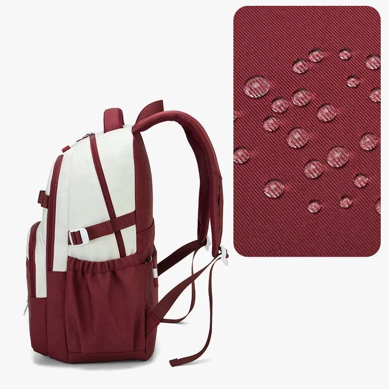 Schoolbags for Junior High School Girls with Good Looks, Korean Style Large Capacity College Style Backpacks for Women