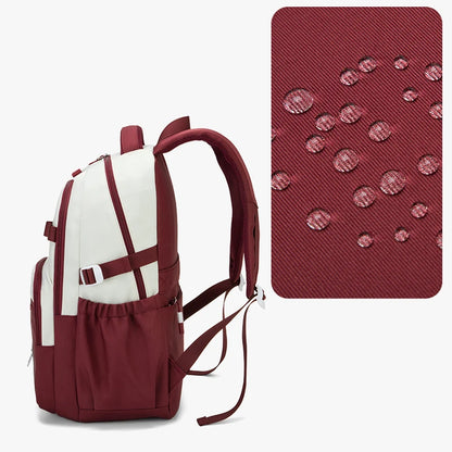 Schoolbags for Junior High School Girls with Good Looks, Korean Style Large Capacity College Style Backpacks for Women