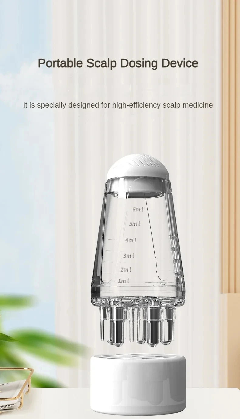 Scalp Applicator Liquid Comb Mini Scalp Massage Brush Hair Oil Applicator Bottle Liquid Guiding Combs Massager Hair Care Tools