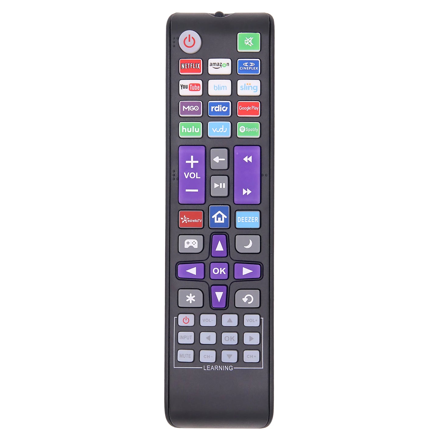 New Replacement Universal Remote Control for Roku TV, Compatible for TCL Roku/Hisense Roku/Onn Roku/Sharp Roku/Element Roku/Phil