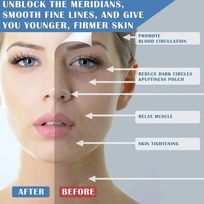 Rotating beauty ice roller is a cooling ice roller massager used for facial and body massage, which can remove wrinkles