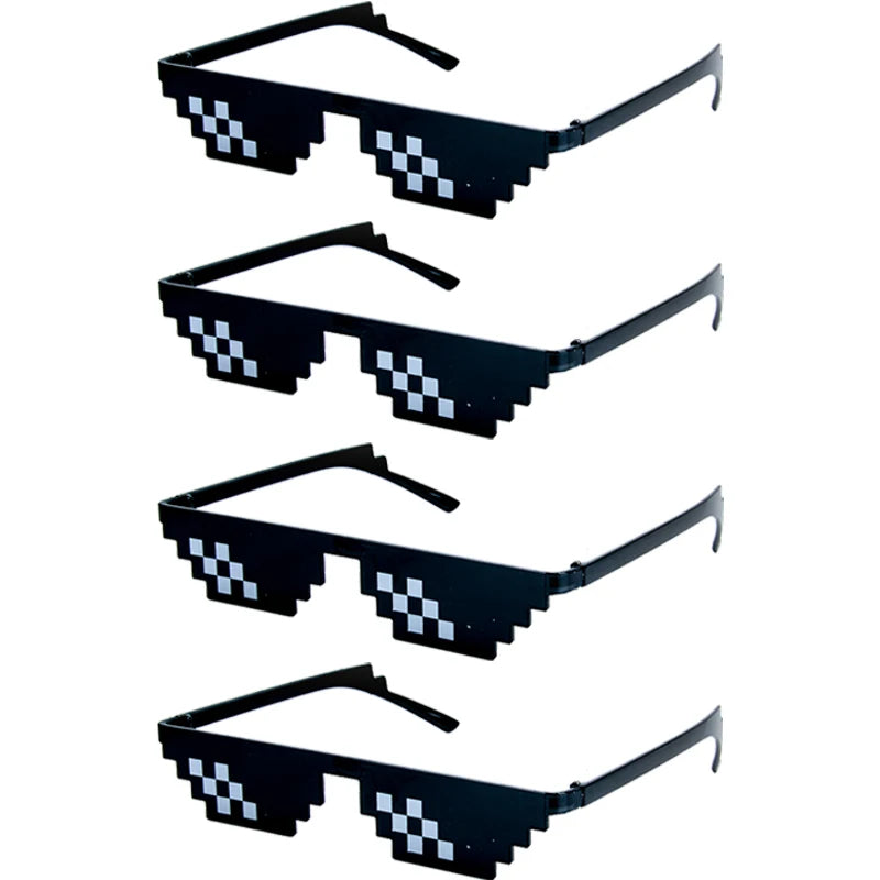 4/8pcs Party Sunglasses Black Sunglasses Funny Glasses Outdoor Party Favors Adult Birthday Party Gift Bachelor party photo props
