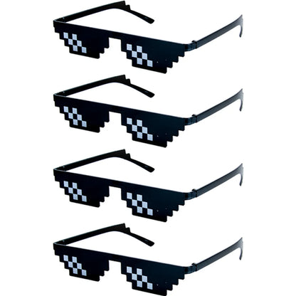 4/8pcs Party Sunglasses Black Sunglasses Funny Glasses Outdoor Party Favors Adult Birthday Party Gift Bachelor party photo props