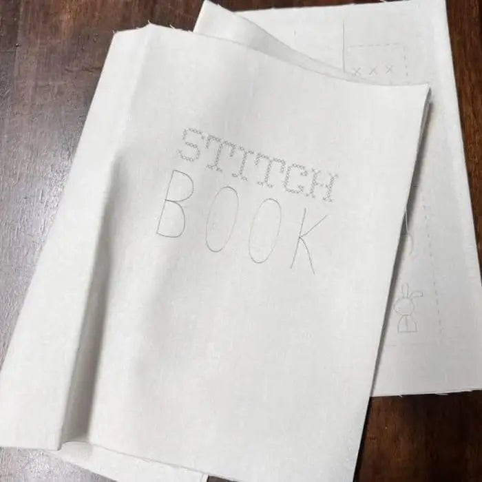 DIY Stitch Book Embroidery Book Creative Sewing Book Binder Handmade Home Needlework Book DIY Linen Decorative Embroidery Book