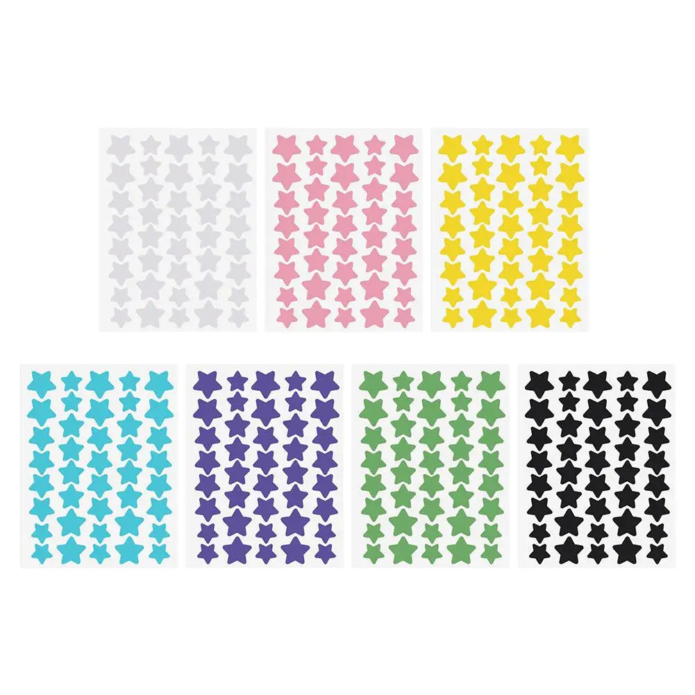 40pcs Pimple Patches Colorful Star-Shaped PE Pimple Patches For Ance Cute And Invisible Pimple Cover Stickers for Pimple Removal