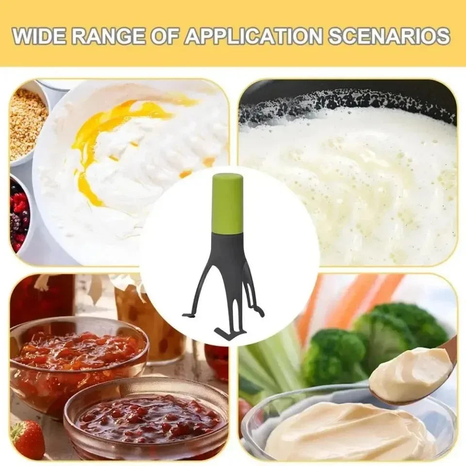 Eggs Beater Automatic Mixer Electric Portable Cream Stirring Baking Cook Kitchen Tool Simple Practical Egg Mini Triangle Blender