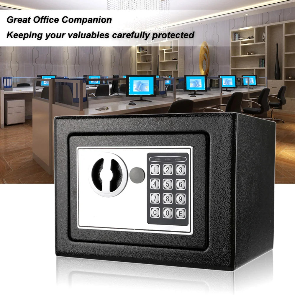 Electronic Digital Keypad Lock  Security Box All Steel for Home  small  fireproof lock box fireproof file cabinet