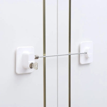 Baby Safety Cabinet Locks With Metal Key or Coded Lock Refrigerator Lock Digital Password Children Protection Sliding Closet