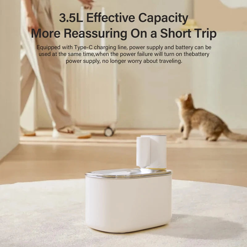 Water Fountain Dispenser Wireless Cat Dog Drinker Bowl Furpipi Ultra Recirculate Filtring Automatic Water Fountain for Cat Cats