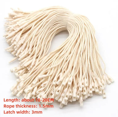 100pcs 20cm Length Clothing Tag  Loop Pins Security Loop Tag Fasteners Price Tag Fastener