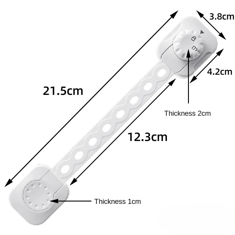 2/6pcs Anti-pinch Drawer Lock Baby Cabinet Sliding Door Window Multi-functional Protective Child Safety Lock
