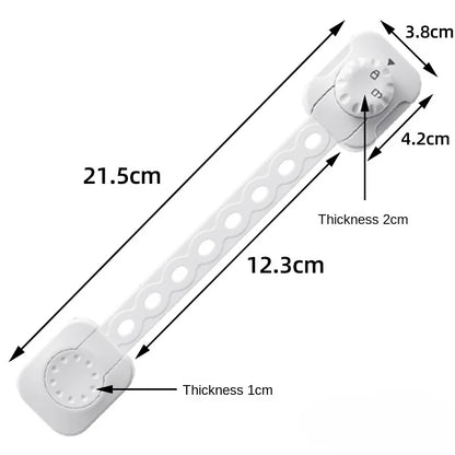 2/6pcs Anti-pinch Drawer Lock Baby Cabinet Sliding Door Window Multi-functional Protective Child Safety Lock