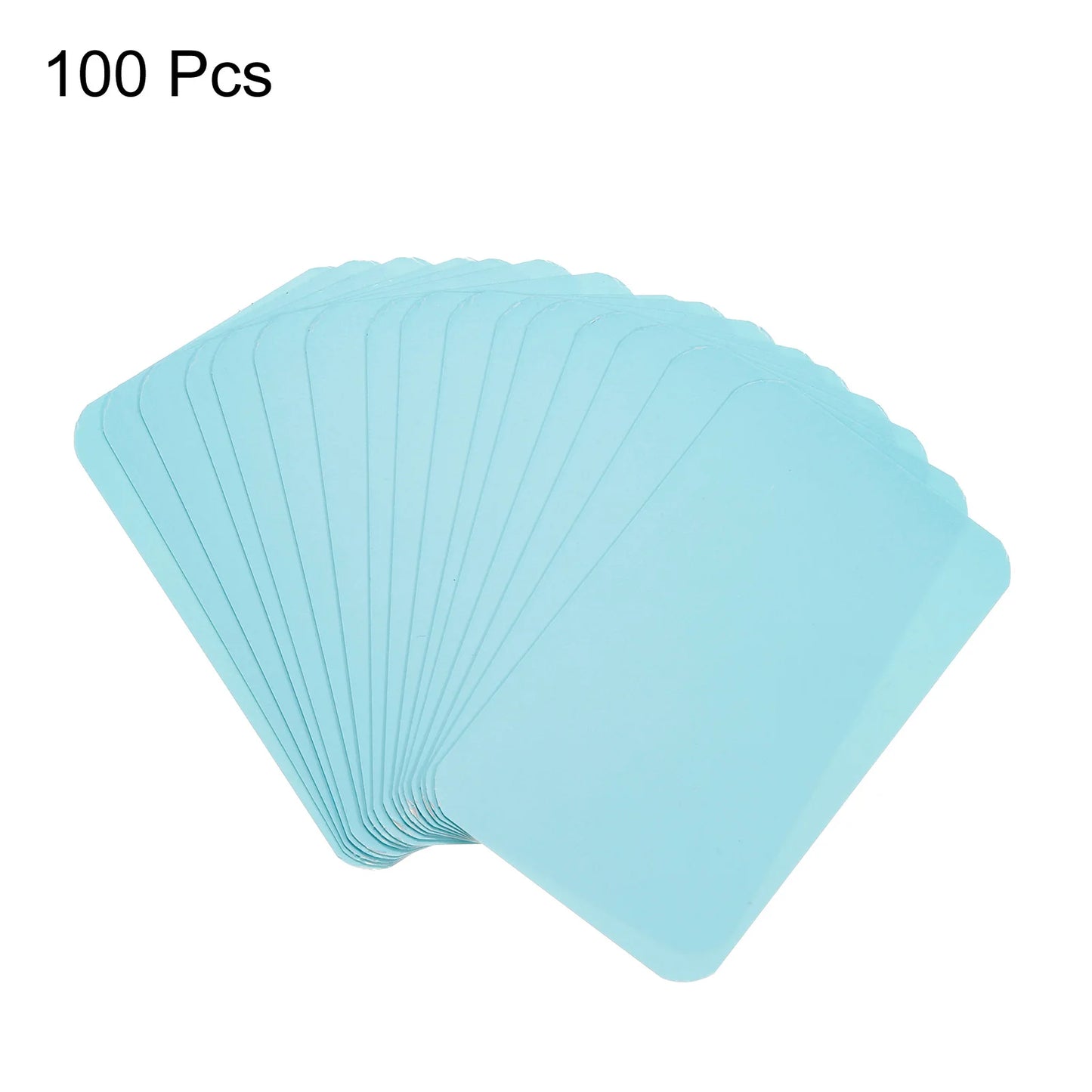 100Pcs 90x54x0.3mm Kraft Paper Card Blank Business Card Message Note Thank You Card Writing Card Label Bookmark Learning Card
