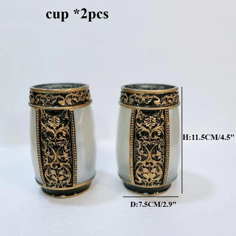 Bathroom Decoration  Accessories for Bathroom  Toothbrush Case  Bathroom Accessories Resin Shower Toilet Accessories