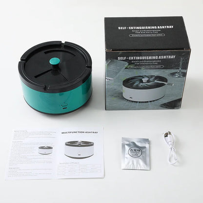 Smart Air Purifier for Smoke Odor Removal with Multi Filtration System Indoor Office Living Room Ashtrays Smoking Accessories