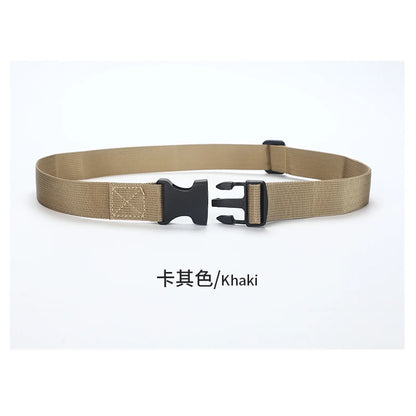 Camo  belt girls primary school students belt boys junior high school students high school belt canvas buckle