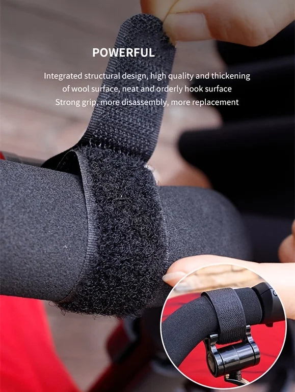 Rotating Stroller Hooks Durable ABS Black  Multi Purpose Shopping Bag Clips for Diaper Essentials Organization Gear Organization