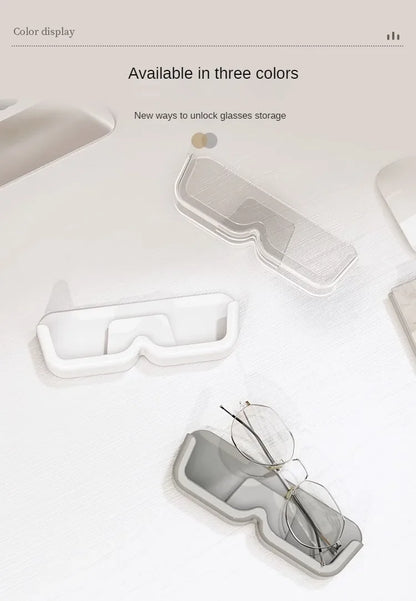 10PCS Eyeglasses Organizer Premium Sunglasses Display Case Wall Mounted No-Punch Sunglasses Organizer Home Organization