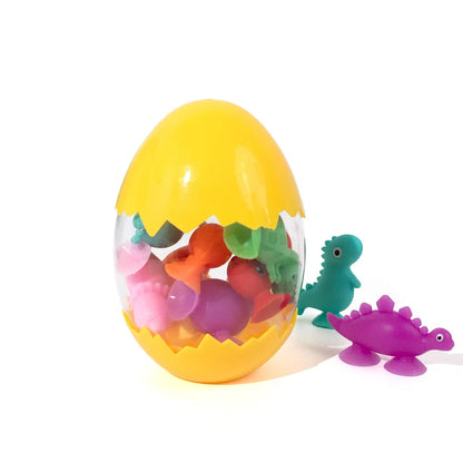 Baby Bath Toys Bathroom Suction Cup Set Soft Animal Dinosaur Building Blocks Children Funny Toy Parent-child Interactive Game