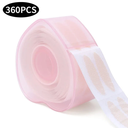 360Pcs Natural Eyelid Tape Sticker Invisible Double Fold Eyelid Lace Paste Clear Beige Stripe Self-adhesive Eye Tape Makeup Tool