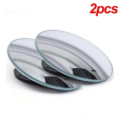 Car Blind Spot Mirror 360 Degree Adjustable Wide Angle Auxiliary Rearview Convex Mirror Universal Auto Car Auxiliary Mirror