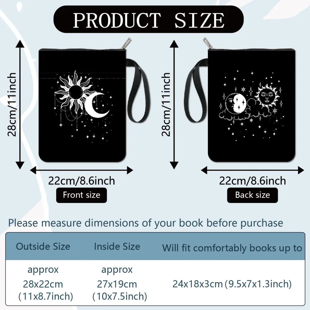 1pc Flower Book Sleeve Leaves Book Protector Plant Book Covers for Paperbacks Washable Fabric Cloth Book Cover with Zipper