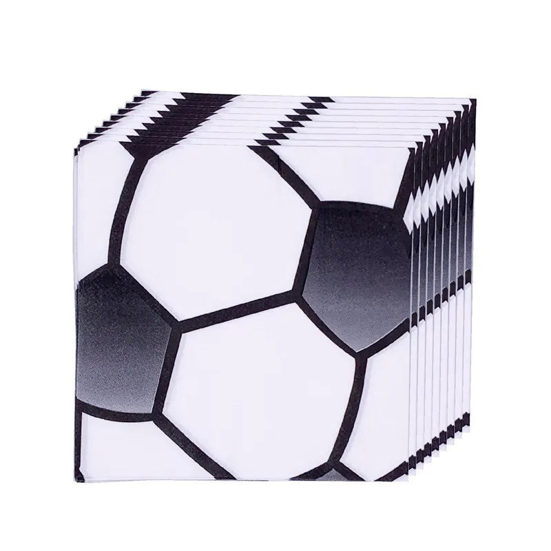 108*180cm Football Tablecloth Party Supplies Disposable Plate Tableware Party Birthday Party Decor Kids Boy Soccer Party Supplie
