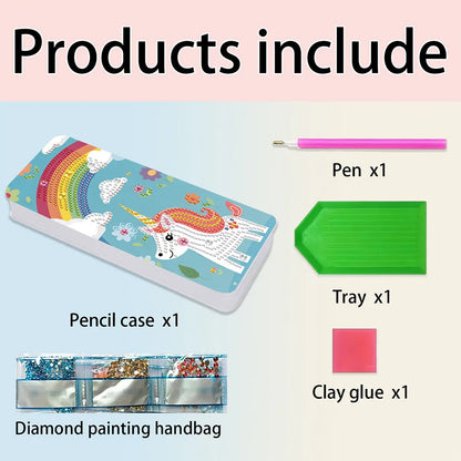 Diamond Painting Pencil Case Diamond Art Organizer Box Aesthetic Diamond Art Pen Holder Diamond Art Pen Organizer for Art Crafts