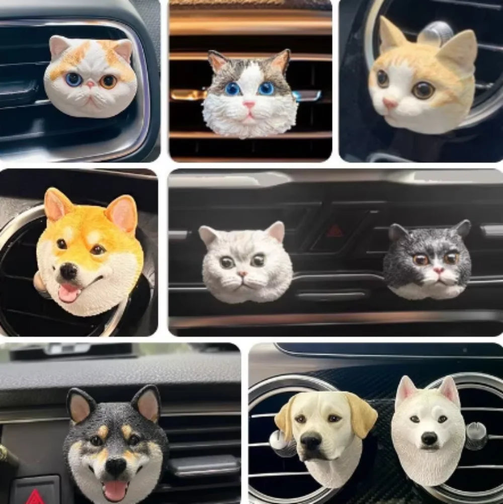 Custom 3D Pet Portrait Pendant Personalized Pet Keychain Custom Pet Accessories Pet Photo Mini Sculpture Gift for Pet Lover