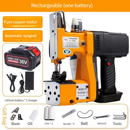 Electric Sewing Machine Portable Automatic Packaging Agriculture Textile Industry Woven Bag  Electric Packaging Machine