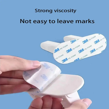 Childproof Anti-theft Door Stopper for Girls Easy-Install White Baby Safety Door Lock Universal Door Lever Lock Home