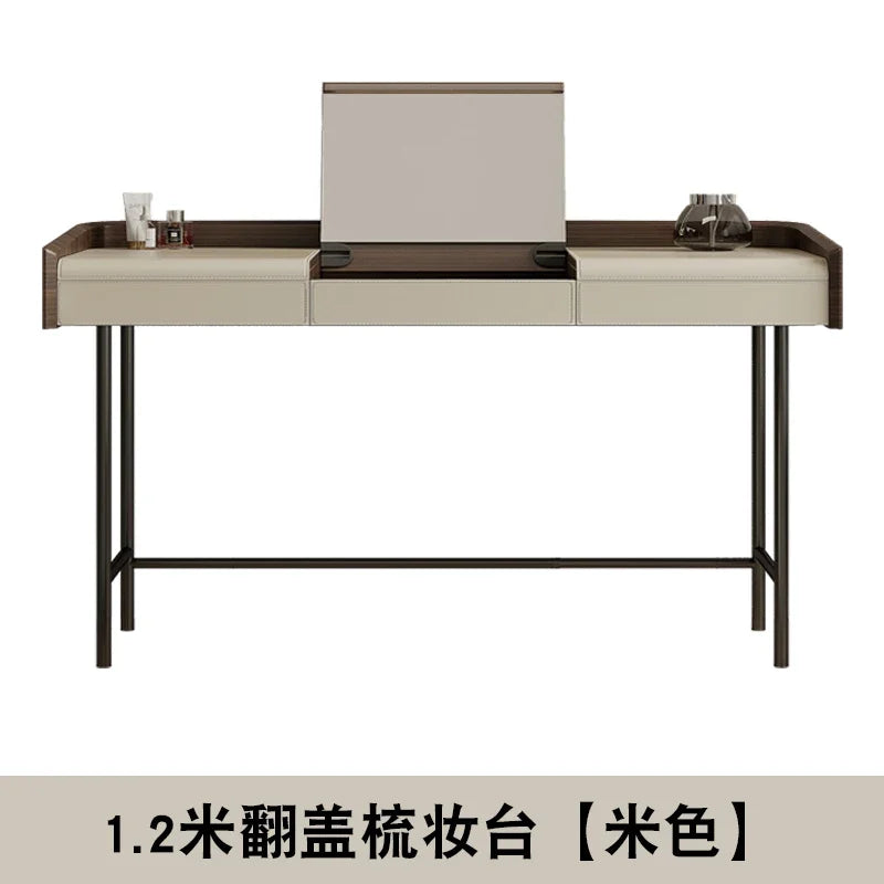 Living Room Vanity Table Nail Makeup Drawers Bedroom Storage Luxury Dressing Table European Mesa De Maquillaje Trendy Furniture