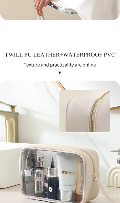 Tianzong Toiletry Bag Portable Travel Business Trip Cosmetics Cosmetics Bag Waterproof Transparent Cosmetic Bag