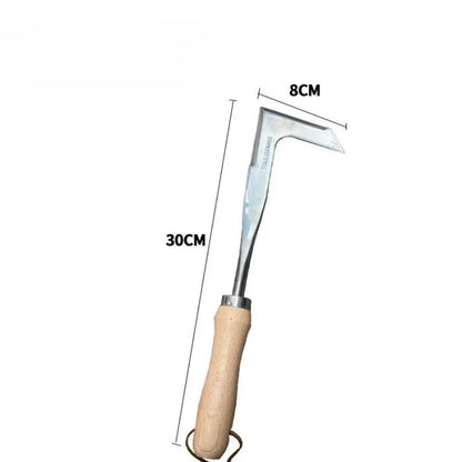 Garden Cleaning Supplies Manual Weed Puller Garden Hand Weeder Rake Sharp Tines Grass Rooting Weeding Tools Stainless Steel